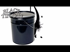 ফেনা স্ট্রিপ সহ 10L মেটাল পেইন্ট বালতি মরিচা প্রতিরোধী টেকসই ধাতব বালতি 5 গ্যালন