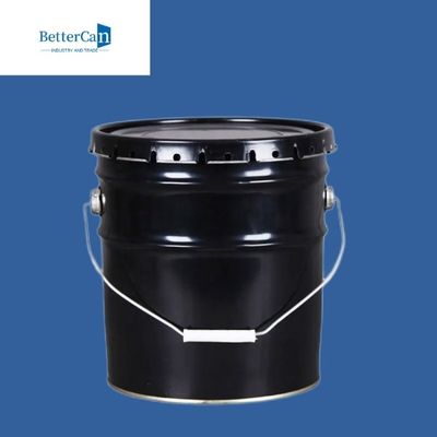 কেনা রাসায়নিক তেল ৫ গ্যালন ধাতব বালতি ২০ লিটার কালো বালতি হাতল সহ online manufacture