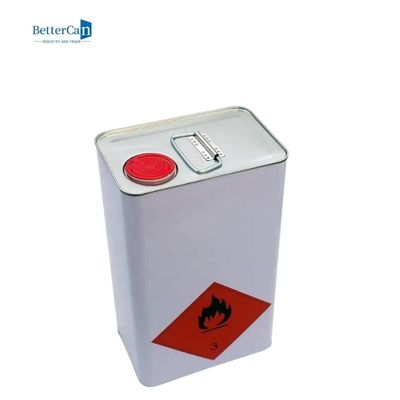 কেনা খালি স্কোয়ার টিনের ক্যান 2L আয়তক্ষেত্রাকার প্রাইমার পেইন্ট টিনপ্লেট মেটেরিয়াল স্কুইজ লিড সহ online manufacture
