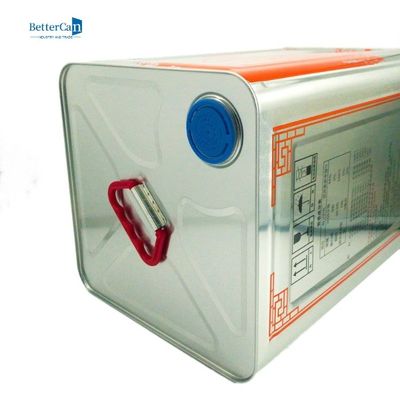 কেনা হ্যান্ডেল সহ খালি ধাতু ভোজ্য তেল টিন 15L অলিভ টিনের পাত্র online manufacture
