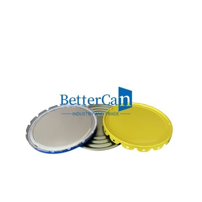 কেনা Flower Lug Lid Tin Pail Cover With Foam Strip UN Lid 0.38mm For Tin Can online manufacture