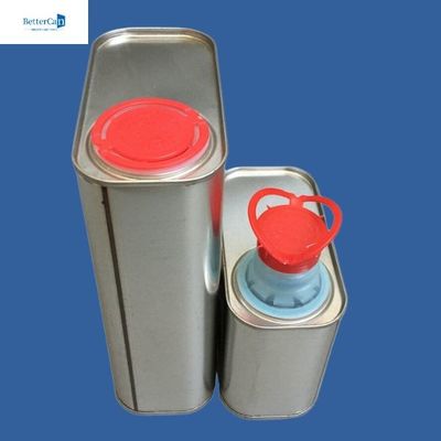 কাস্টমাইজযোগ্য 500ml 1L পেইন্ট টিন, খালি আয়তক্ষেত্রাকার টিনের ক্যান