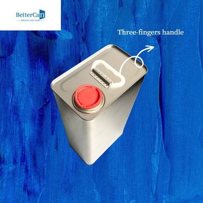 4L কার পেইন্ট টিন লিক প্রুফ আয়তক্ষেত্রাকার 42mm প্লাস্টিক পুল আপ ঢাকনা