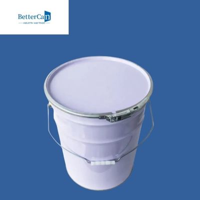 ঢাকনা সহ 16L মেটাল পেইন্ট বাকেট পেল BPA ফ্রি 5 গ্যালন বালতি ড্রাম