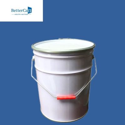 ঢাকনা সহ 16L মেটাল পেইন্ট বাকেট পেল BPA ফ্রি 5 গ্যালন বালতি ড্রাম