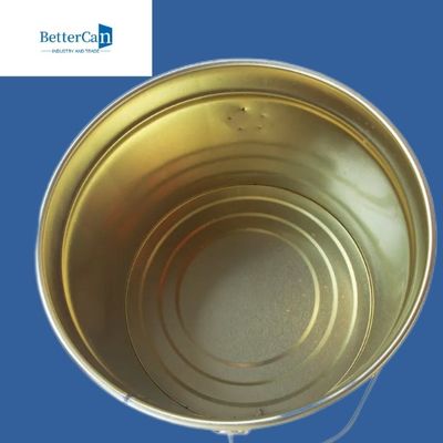ISO9001 5 গ্যালন অ্যালুমিনিয়াম বালতি, পেইন্টেড মেটাল বালতি