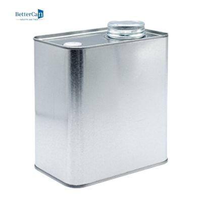 9Oz মেটাল কফি বিন টিনের মরিচা প্রতিরোধী স্কয়ার টি টিনের ক্যান