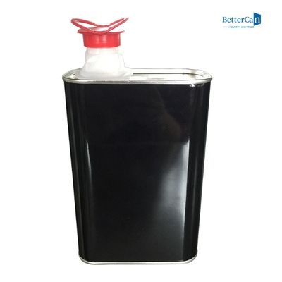 ISO9001 কাস্টম ইঞ্জিন তেল টিন খালি স্কোয়ার পেইন্ট ক্যান 1 লিটার