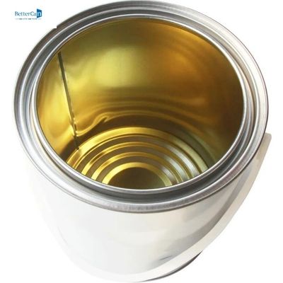 লিভার লক রিং লিড ISO9001 সহ রাউন্ড কার পেইন্ট টিন 5L মেটাল ক্যান
