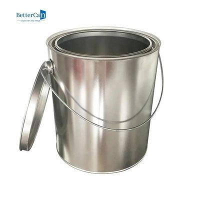 লিভার লক রিং লিড ISO9001 সহ রাউন্ড কার পেইন্ট টিন 5L মেটাল ক্যান