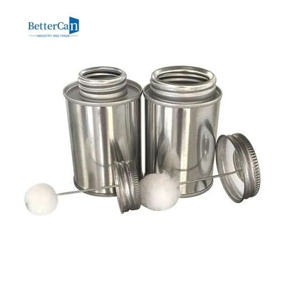PVC/CPVC আঠালো সিমেন্ট প্যাকেজিং এর জন্য 118ml ইন্ডাস্ট্রিয়াল পেইন্ট টিন নলাকার ক্যান