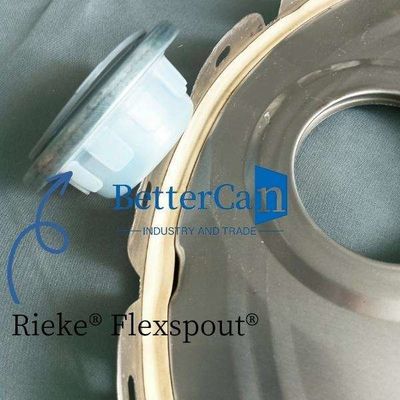 0.35 মিমি বেধ টিনের বালতি বালতি ঢাকনা সঙ্গে Rieke Flexspout টিনের আনুষাঙ্গিক 0.38mm গজ বালতি ঢাকনা