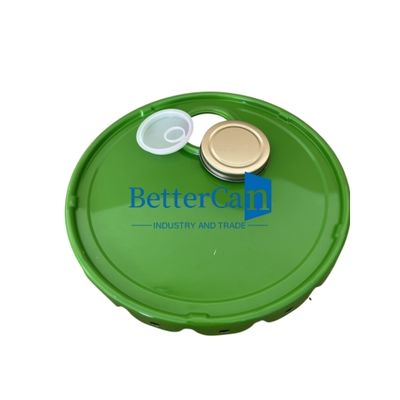 20 লিটার কোণীয় বালতি ঢাকনা স্ক্রু ঢাকনা সহ ক্যান আনুষাঙ্গিক 0.35 মিমি 5 গ্যালন ধাতব কভার