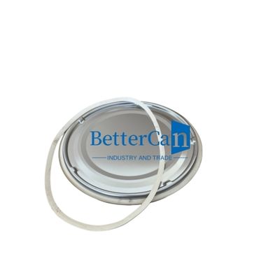 রবার স্ট্রিপ গ্যাকসেট সহ সাদা 10 লিটার বালতি 0.28 মিমি বেধ লক হুপ সহ উপলব্ধ